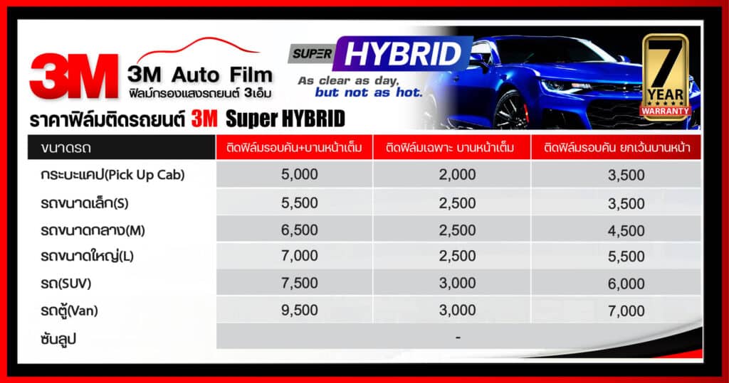 3m super hybrid ราคา